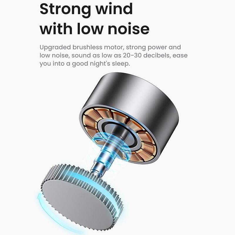 USAMS US-ZB258 Multi-Functional Outdoor Fan with Adjustable Light and Silent Oscillation USAMS US-ZB258 Multi-Functional Outdoor Fan with Adjustable Light and Silent Oscillation